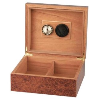 Humidor Wurzelholzdekor für ca. 25 Zigarren