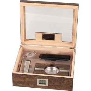 PASSATORE Humidor-Set Ironwood-Design hi-gloss f.ca.50 Zig.