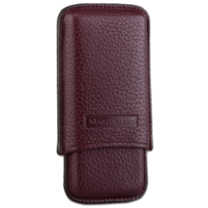 WESS Cigarillo-Etui Leder burgund 5er