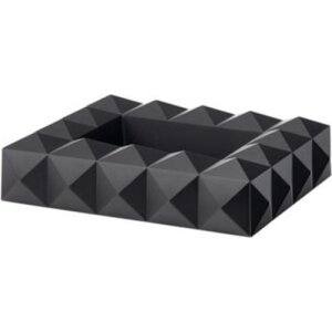 COLIBRI Cigarrenascher Quasar schwarz 6 Abl.
