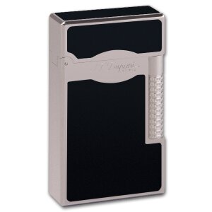 St.Dupont Zigarrenfeuerzeug Le Grand Lack schwarz Palladium C23010