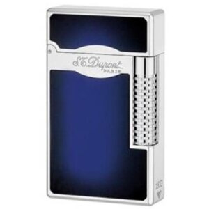St.Dupont Zigarrenfeuerzeug Le Grand Lack blau Palladium