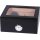 Humidor schwarz matt Deckel mit Glaseinsatz für ca. 25 Zig.