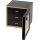 Humidor Schrank schwarz Acrylscheibe für ca. 50 Zigarren