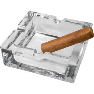 Cigarrenascher Glas 4 Ablg.