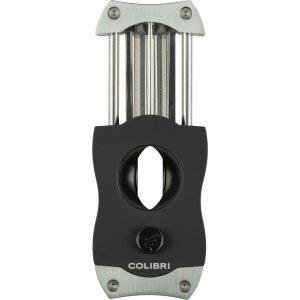 COLIBRI Cigarrenabschneider V-Cut 23mm chrom/schwarz