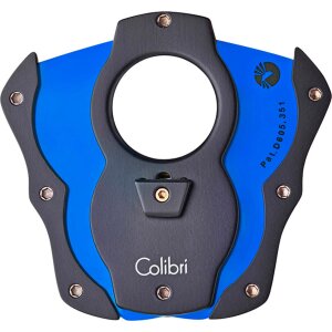 COLIBRI Cigarrenabschneider Cut schwarz/blau 22mm