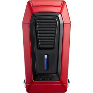 COLIBRI Zigarrenfeuerzeug Quantum rot/schwarz