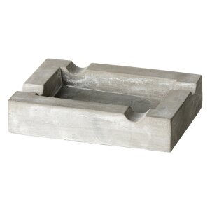 ANGELO Cigarrenascher Beton grau 4 Ablg.