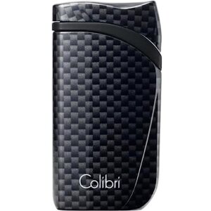 COLIBRI Zigarrenfeuerzeug Falcon II Jet Carbondesign schwarz