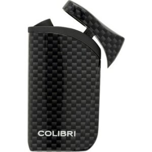 COLIBRI Zigarrenfeuerzeug Falcon II  Carbondesign schwarz