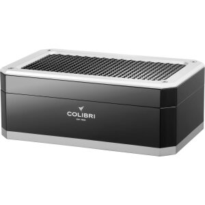 Colibri Humidor Rally schwarz/silber