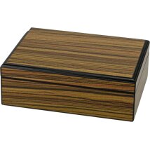 Humidor-Set  Zebra Finish matt  für ca. 25 Zigarren