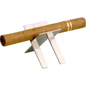 Cigarrenbänkchen Metall chrom poliert