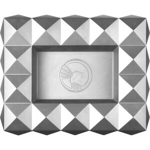 COLIBRI Cigarrenascher Quasar silber 6 Abl.