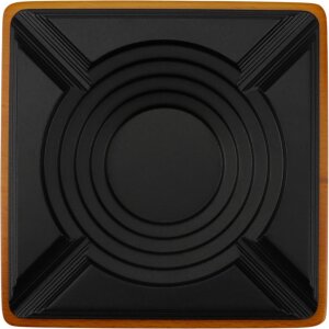 PASSATORE Zigarrenascher Aluminium schwarz, Innenrand rot