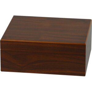 Humidor Walnut Dekor dunkel für ca. 25 Zigarren