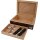 PASSATORE Humidor schwarz/Sandelholz glänzend,20-30 Zigarren
